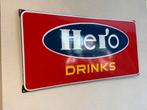 Hero Drinks emaille reclamebord, Ophalen of Verzenden
