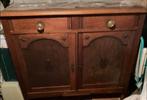 Oud massief houten dressoir, Ophalen, Gebruikt, 100 tot 150 cm, 25 tot 50 cm