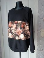 Bloemen Sweatshirt, Ophalen, Zo goed als nieuw, Maat 42/44 (L)