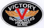 Victory Motorcycles stoffen opstrijk patch embleem #1, Motoren, Verzenden, Nieuw