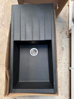 Evier noir en résine, Enlèvement, Comme neuf, Noir