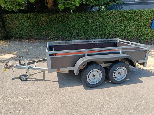 Aanhangwagen 750kg dubbel as, Auto diversen, Aanhangers en Bagagewagens, Zo goed als nieuw, Ophalen