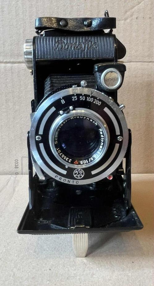 Bomafix Frauka vintage foto toestel met draagtas, Audio, Tv en Foto, Fotocamera's Analoog, Zo goed als nieuw, Overige Merken, Ophalen