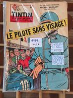 Tintin magazines belges 1959 année partielle, Ophalen of Verzenden, Gelezen