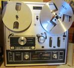 AKAI X-201D autoreverse, Ophalen of Verzenden, Bandrecorder, Met stofkap