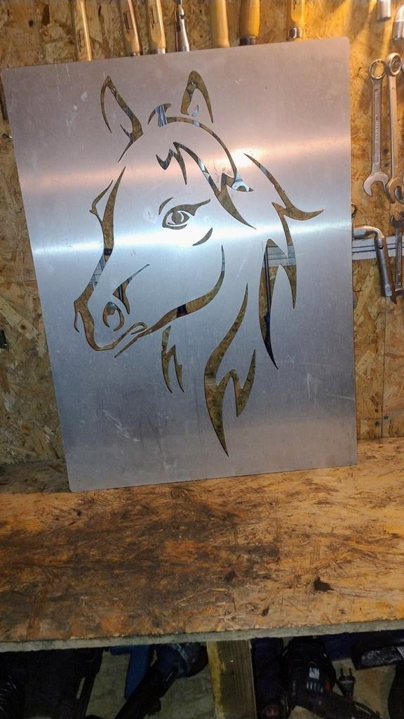 Decoratieve plaquette van Horse stille, Oorspronkelijke maker, Verzenden, Overige typen, Zo goed als nieuw