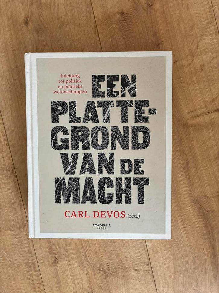 Carl Devos - Een plattegrond van de macht 2023, Boeken, Politiek en Maatschappij, Ophalen