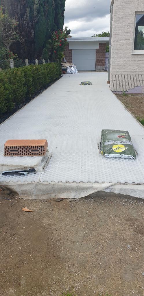 Nieuwe grindstabilisator (82 m2), Tuin en Terras, Grind, Keien en Split, Nieuw, Grind, Wit, Overige materialen, Ophalen