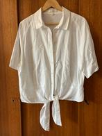 Marie Mero wit linnen bloesje maat 46 als nieuw, Kleding | Dames, Blouses en Tunieken, Ophalen, Maat 46/48 (XL) of groter, Wit