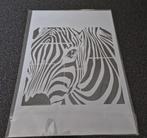 Zebra-muurstencil, Ophalen of Verzenden, Nieuw, Overige typen