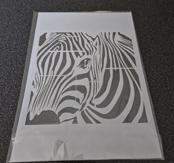 Zebra-muurstencil