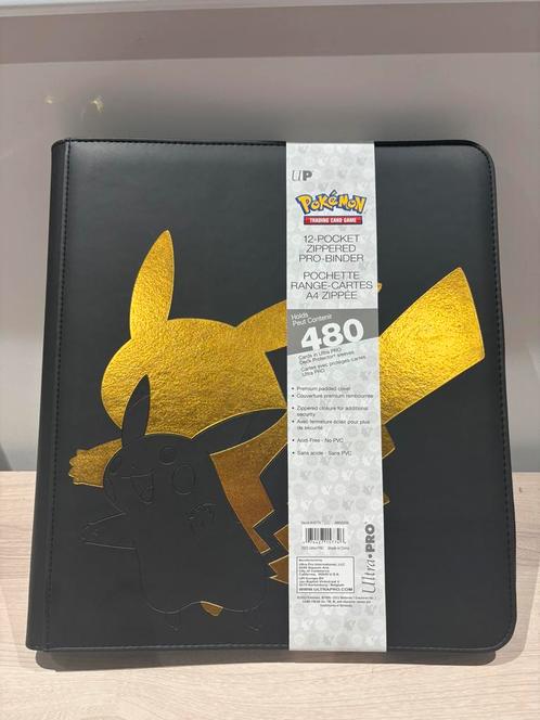Pokémon Elite Series Pikachu 12-Pocket Pro-Binder, Hobby en Vrije tijd, Verzamelkaartspellen | Pokémon, Ophalen of Verzenden