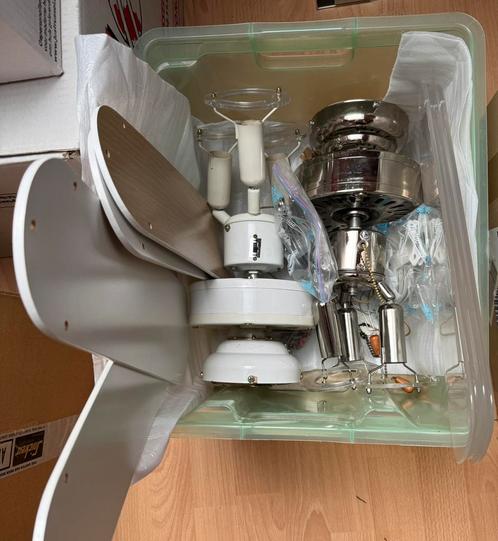 Plafondventilators, Huis en Inrichting, Lampen | Plafondlampen, Ophalen