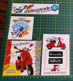 Lot 4x stickers Vespa Piaggio, Ophalen of Verzenden