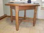 Table ronde en chêne massif, Rond, Comme neuf, Enlèvement, Chêne