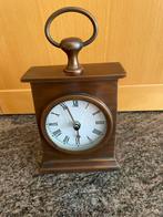Vintage bronzen tafelklok, Huis en Inrichting, Ophalen, Zo goed als nieuw