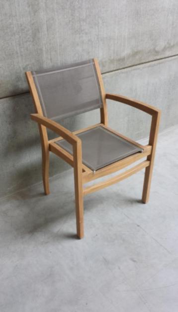 Teakhouten stoelen set van 6 stuks