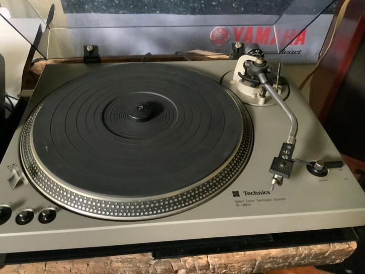 Technicx  SL 1800. D drive  + receiver + k7, Audio, Tv en Foto, Platenspelers, Zo goed als nieuw, Platenspeler, Technics, Pitch-regelaar