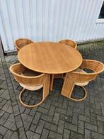 Prachtige Vintage Rotan Eethoek - Luit van der Helm - Design, Ophalen