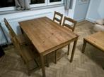 Table en bois et 4 chaises ikea, Maison & Meubles, Tables | Tables à manger, Enlèvement ou Envoi