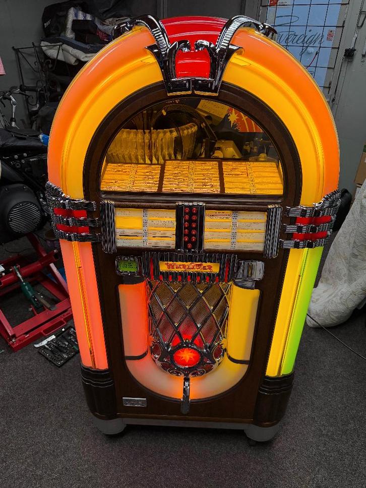 Wurlitzer 1015 OMT Vinyl Singles 45 Rpm Top Staat&Bluetooth, Collections, Machines | Jukebox, Comme neuf, Wurlitzer, 1970 à nos jours