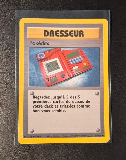 pokeren 87/102 set de base fr, Hobby en Vrije tijd, Verzamelkaartspellen | Pokémon, Zo goed als nieuw, Losse kaart, Foil, Ophalen of Verzenden