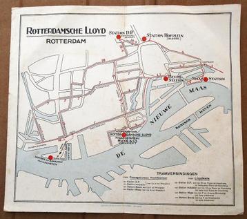 Rotterdamsche Lloyd - stadsplannen R'dam & Marseille - 196.? beschikbaar voor biedingen