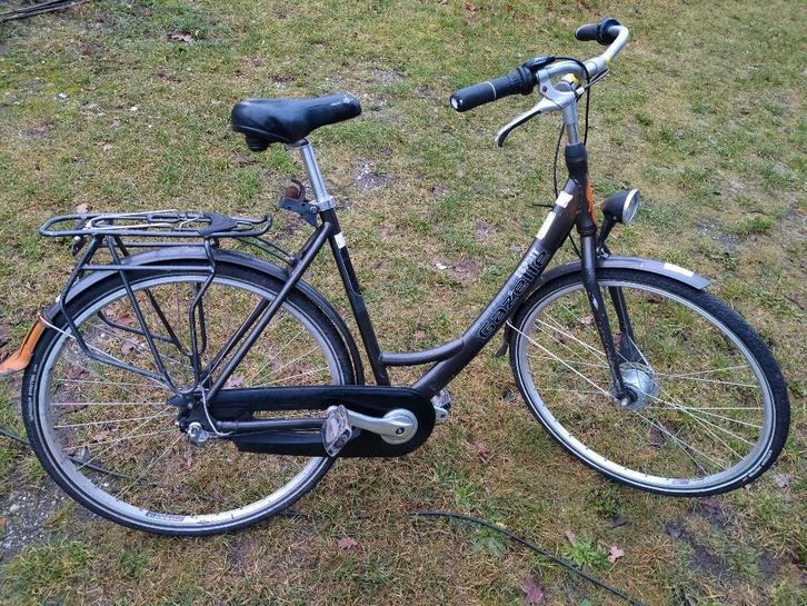Damesfiets met 3 versnellingen, Fietsen en Brommers, Fietsen | Dames | Damesfietsen, Gebruikt, Gazelle, Versnellingen, Ophalen of Verzenden