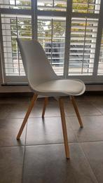 Witte eetstoel zes stuks, Huis en Inrichting, Stoelen, Ophalen, Zo goed als nieuw