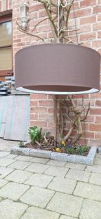 Suspension abat jour brun  diamètre 58cm avec diffuseur, Moins de 50 cm, Contemporain, Enlèvement, Utilisé