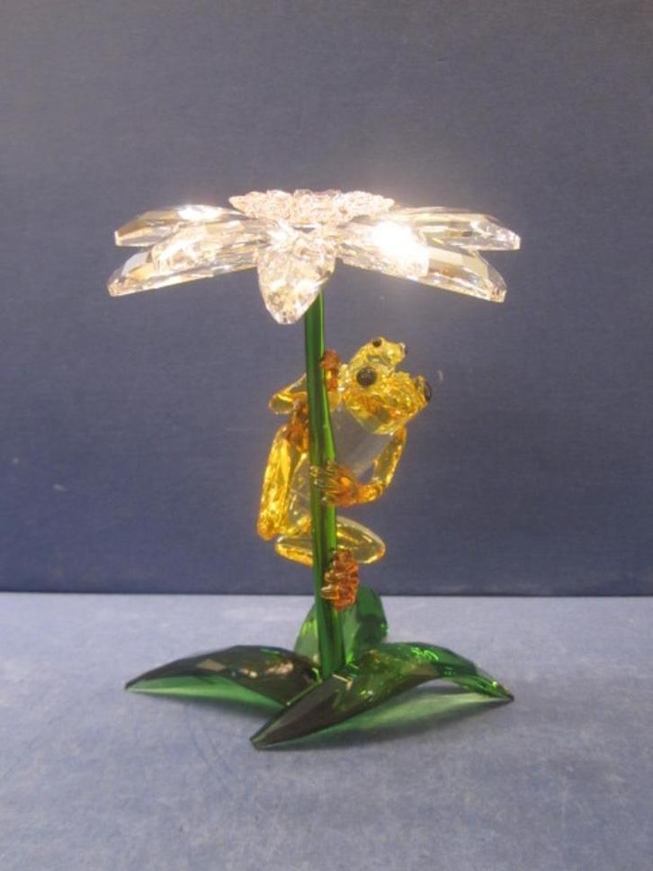 Swarovski Idyllia Kikkers en bloem, Verzamelen, Swarovski, Nieuw, Figuurtje, Ophalen of Verzenden