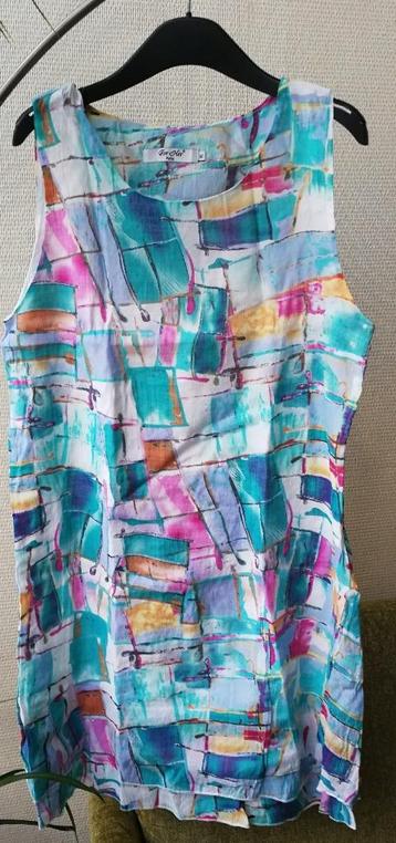 Zomerjurk in laagjes en pastelkleuren. XL (L). beschikbaar voor biedingen
