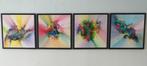 Color explosion serie van 4 x 50cm x50cm, Ophalen