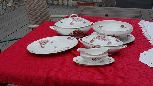 Vaisselle ancienne à fleurs, Antiek en Kunst, Antiek | Servies compleet, Ophalen