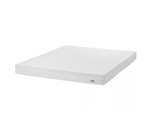 IKEA Foammatras, middelhard/wit, 160x200 cm, Huis en Inrichting, Slaapkamer | Matrassen en Bedbodems, Zo goed als nieuw, Matras