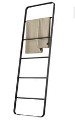 Sealskin Brix Handdoekladder 50x170 cm - zwart, Huis en Inrichting, Badkamer | Badkamermeubels, Ophalen, Zo goed als nieuw