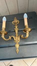 2 wand kandelaars, Ophalen, Gebruikt, Metaal
