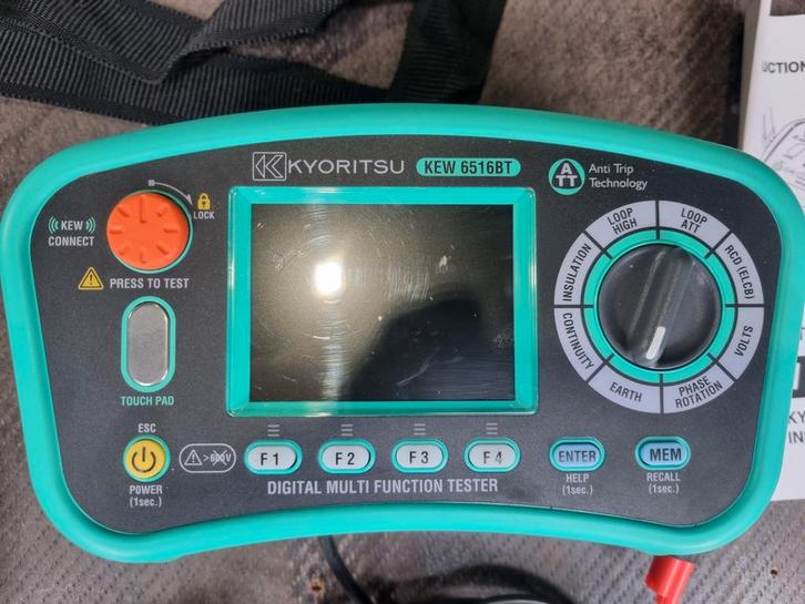 Kyoritsu 6516BT-KIT, Doe-het-zelf en Bouw, Elektriciteit en Kabels, Nieuw, Ophalen
