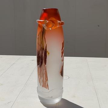 Vase Louis Leloup du Val Saint Lambert. Signé beschikbaar voor biedingen