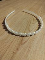 Witte glitter diadeem met vlinders, Ophalen of Verzenden, Nieuw, Overige typen