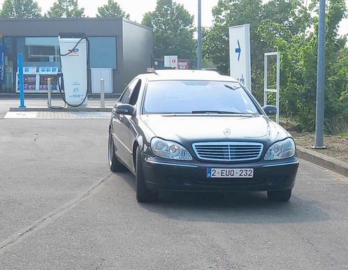 Mercedes S55 L AMG, Auto's, Mercedes-Benz, Particulier, S-Klasse, Zwart, Zwart, Leder, Ophalen