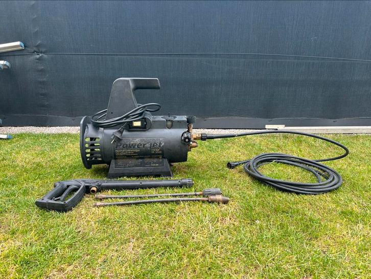 Hogedrukreiniger van power jet 115 bar, Tuin en Terras, Hogedrukreinigers, Gebruikt, Elektrisch, Met regelbare waterdruk, Ophalen