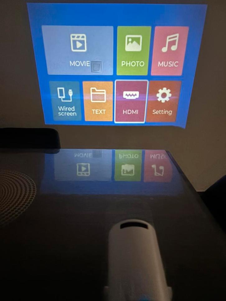 Projector niet gebruikt, Audio, Tv en Foto, Projectieschermen, Nieuw, Elektrisch, Ophalen of Verzenden