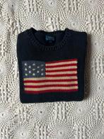 Ralph Lauren gebreide trui knit vlag - XS/S, Kleding | Dames, Blauw, Ophalen of Verzenden, Zo goed als nieuw, Ralph Lauren