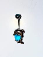 Navelpiercing dolfijn, Handtassen en Accessoires, Piercings, Ophalen of Verzenden, Zo goed als nieuw, Navelpiercing