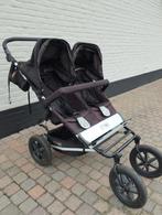 Dubbele buggy mountain, Kinderen en Baby's, Buggy's, Ophalen, Gebruikt, Regenhoes