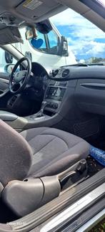 Mercedes clk 200 compressor ellegant, Auto's, Automaat, Zwart, Particulier, Zilver of Grijs