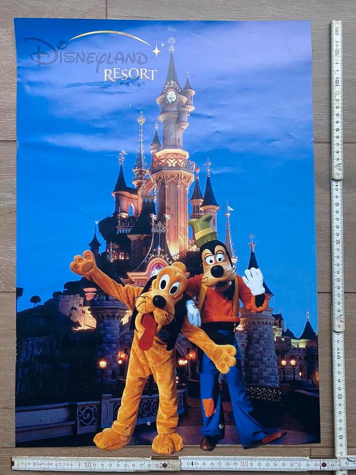 2 Disney Posters Minnie en Mickey - Pluto en Goofy, Verzamelen, Disney, Plaatje of Poster, Mickey Mouse, Ophalen