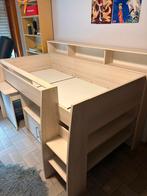 Halfhoog bed met bureau, Kinderen en Baby's, Ophalen, Gebruikt, Halfhoogslaper