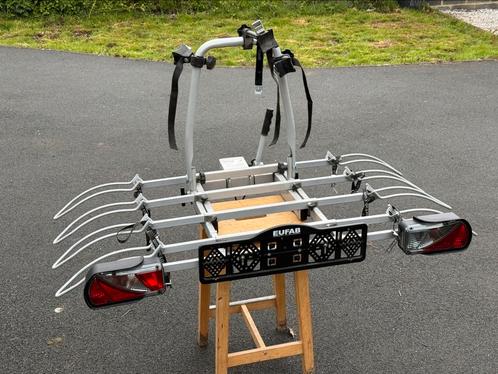 Porte vélo pour 4 vélos, Auto diversen, Fietsendragers, Zo goed als nieuw, Trekhaakdrager, 3 fietsen of meer, Ophalen